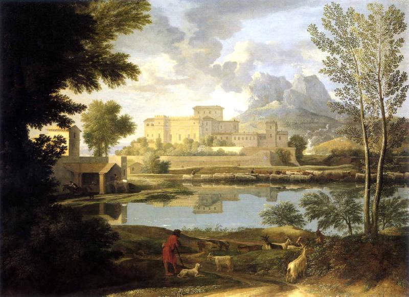 Nicolas Poussin Paysage par temps calme oil painting image